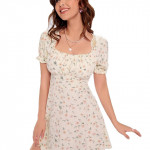 Women's Polyester Short A-Line Dress