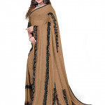 Women's Ruffle Sarees With Blouse Piece