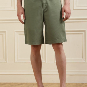 Men Green Casual Knee Length Shorts