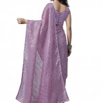 Women's Pure Georgette Saree with Unstitched Blouse Piece