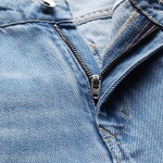 Women Blue Flared Mid-Rise Slash Knee Stretchable Jeans