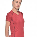 Women's Round Neck Half Sleeves Gym Sports T-Shirt