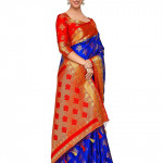 Womens  Silk Saree With Un-stitched Blouse