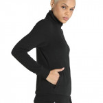 Women WNs Zippered Jacket BT Black Large