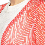 Stripes Polyester Womens Shrug