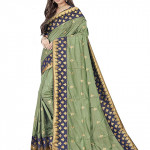 Women's Designer Boutique Piece Rich Fabric Sana Silk with Jacquard and Golden Zari work Saree