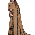 Women's Ruffle Sarees With Blouse Piece