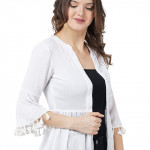 Women's Front Open Peplum Shrug