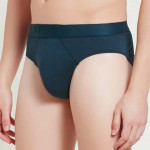International Collection Teal Blue Solid Briefs