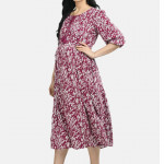 Maternity Fit and Flare Dress for Women